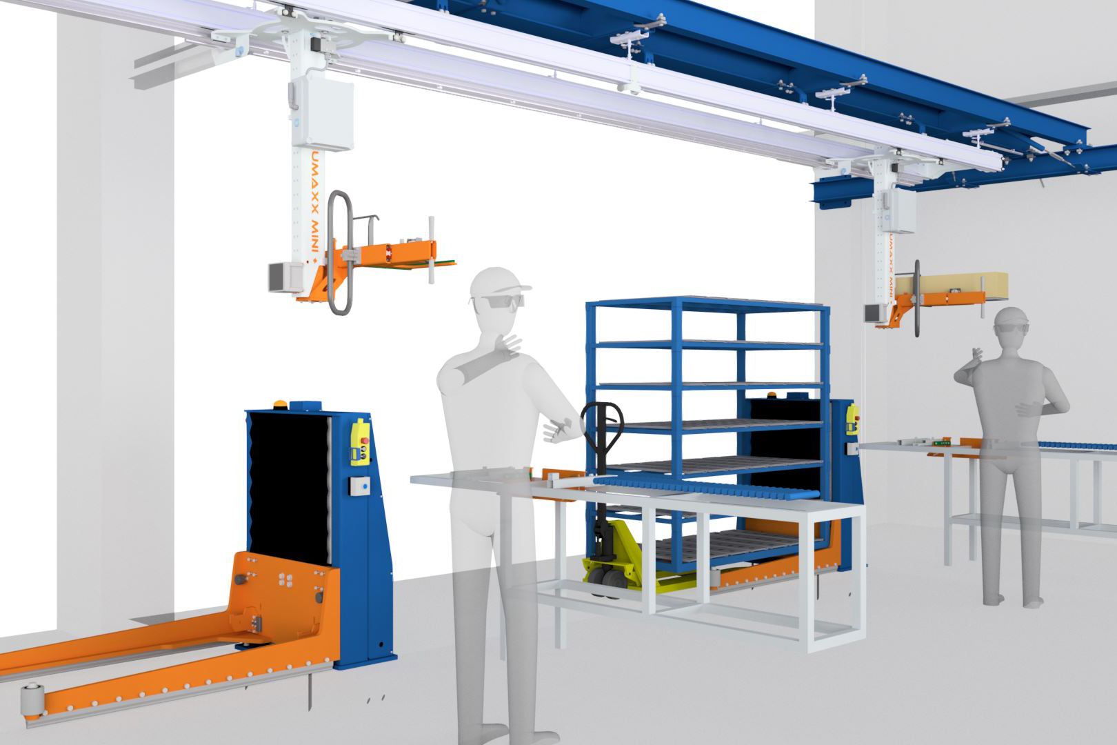 Manipulator for ceramic heat exchangers